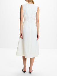 Crew Neck Dress,TWP,BONE,Image 4