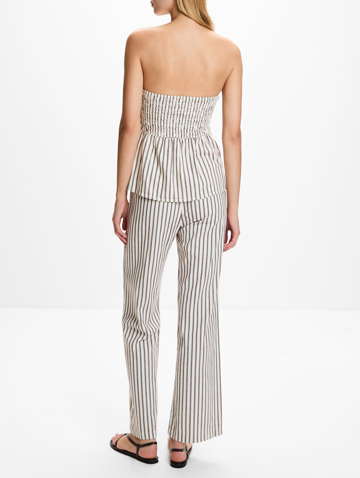 Pascale Pant,XÍRENA,BROWN TOPAZ STRIPE,Image 4