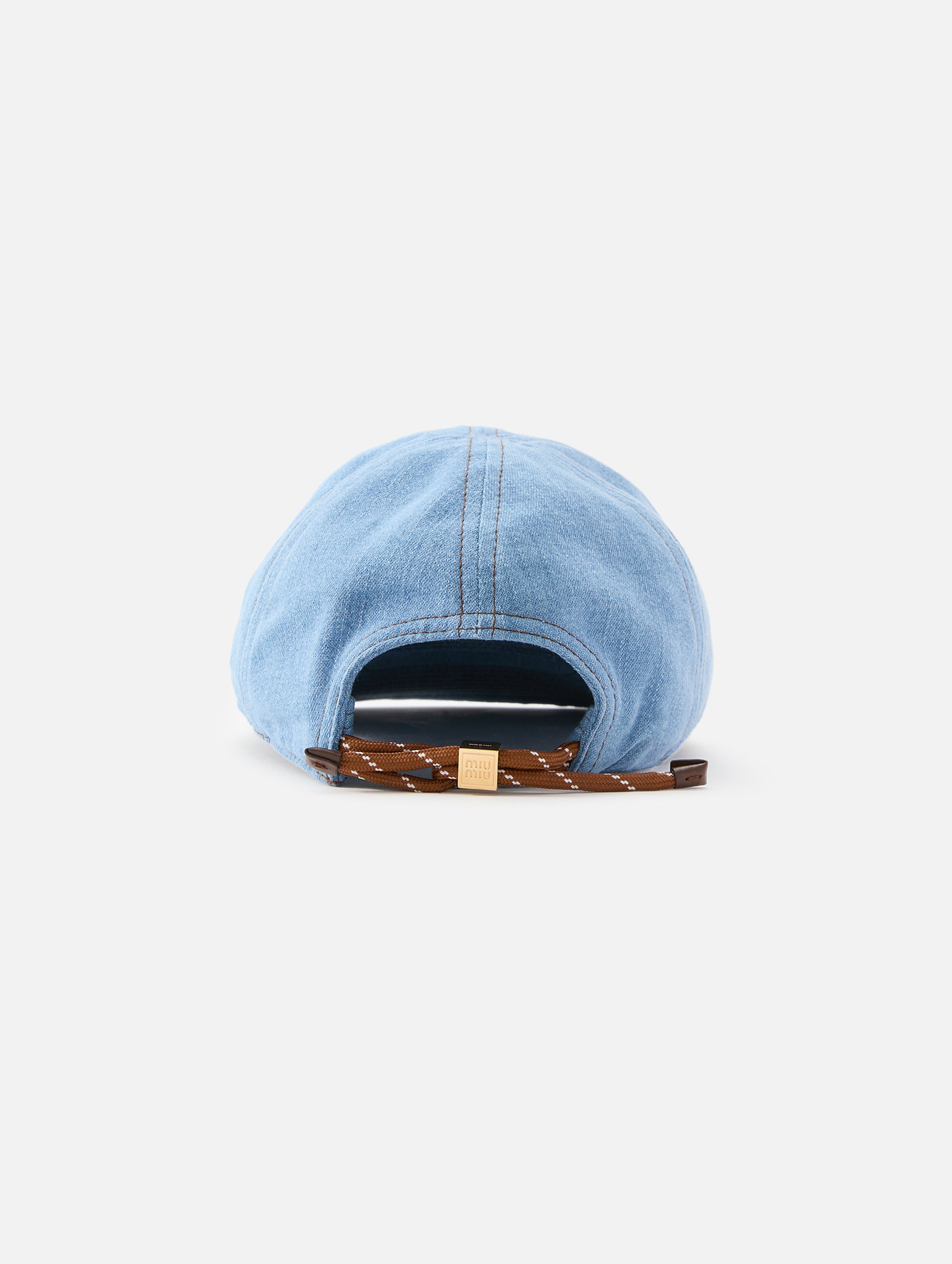 Denim Baseball Hat | MIU MIU | elysewalker