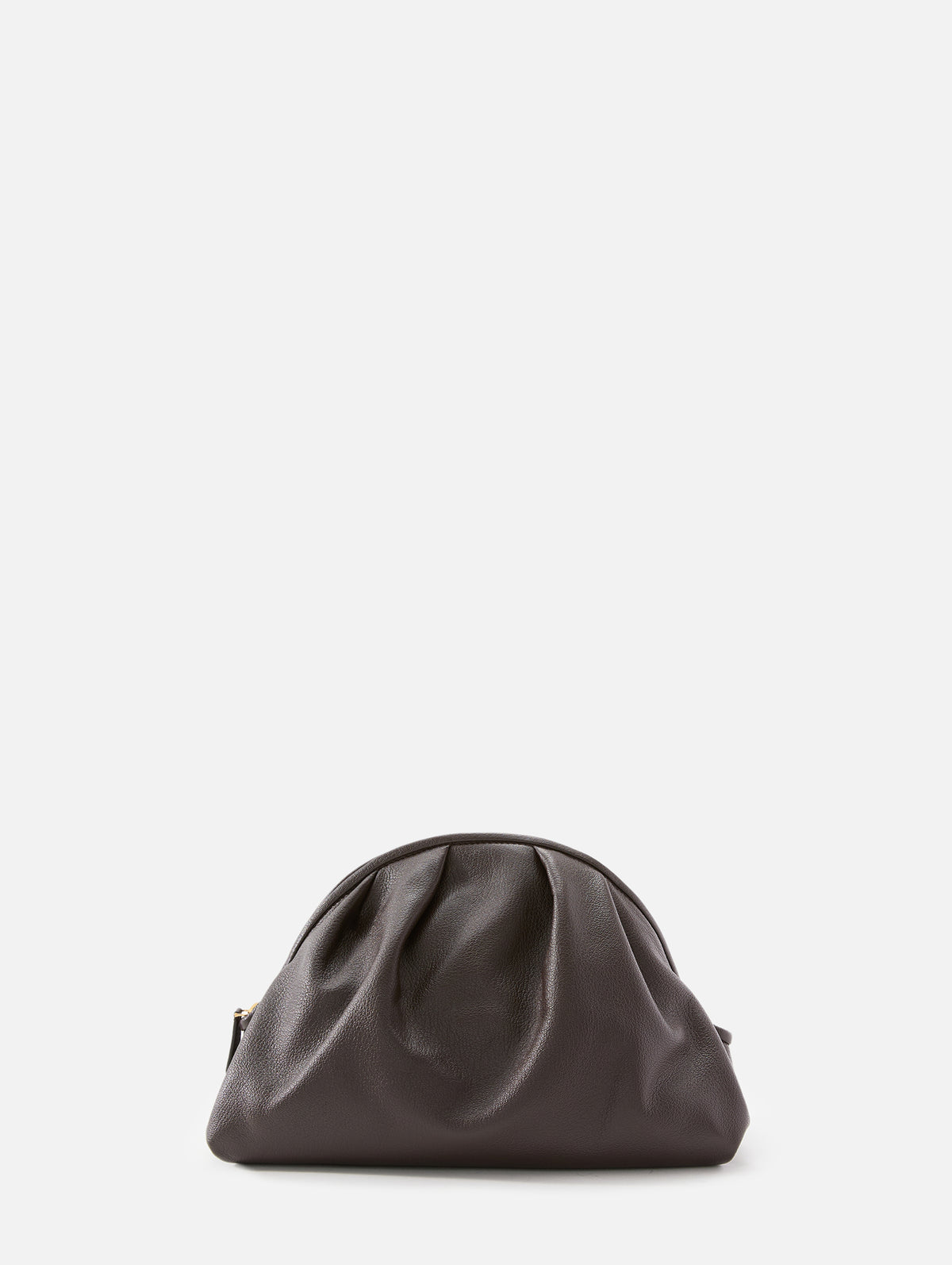 Charlotte Clutch,THE ROW,DARK BROWN,Image 1