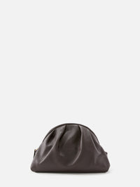 Charlotte Clutch,THE ROW,DARK BROWN,Image 1