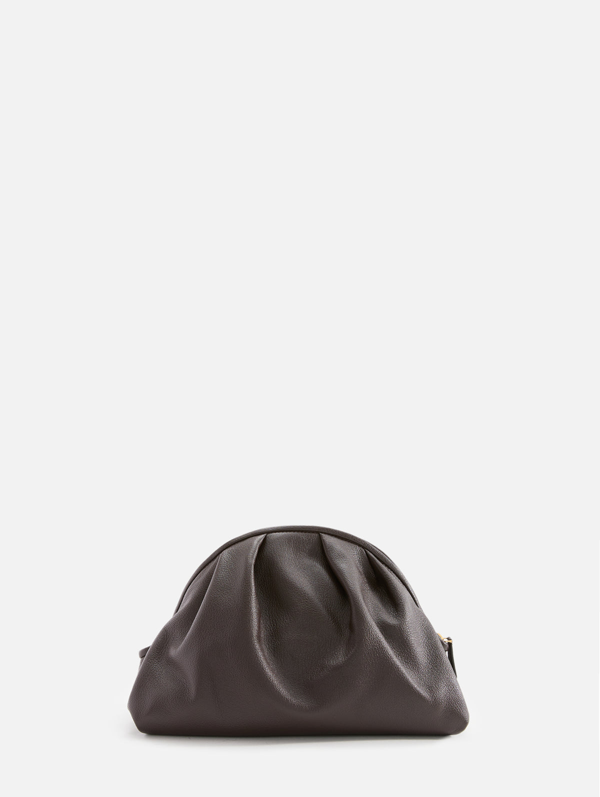 Charlotte Clutch,THE ROW,DARK BROWN,Image 2