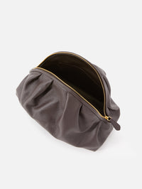 Charlotte Clutch,THE ROW,DARK BROWN,Image 3