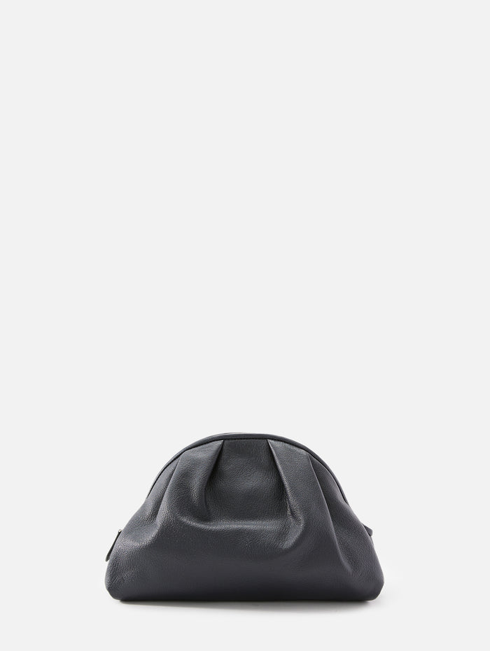 Charlotte Clutch,THE ROW,DARK NAVY,Image 1