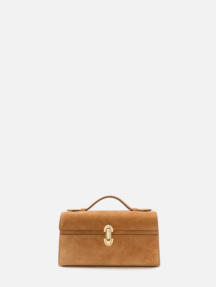 Symmetry Pochette Bag,SAVETTE,SADDLE SUEDE,Image 1