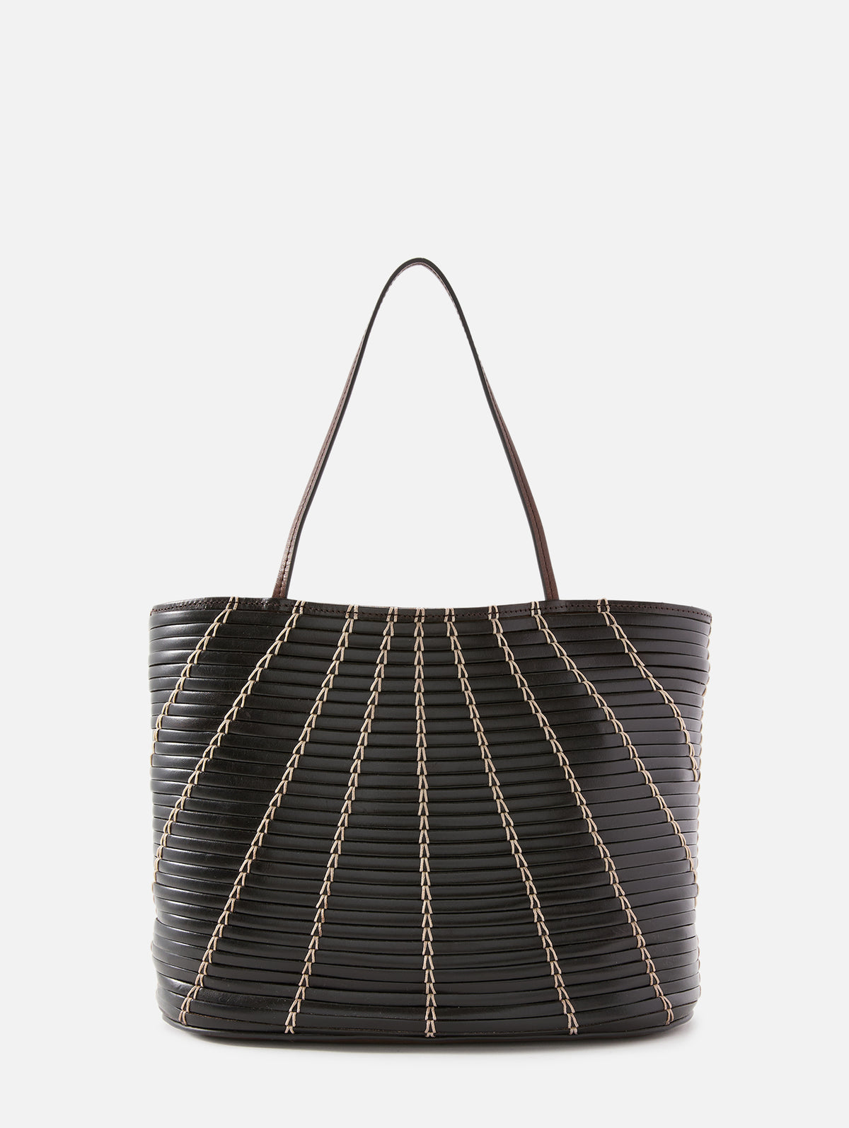 Alba Tote Bag,THE ROW,DARK BURGUNDY CREAM,Image 1
