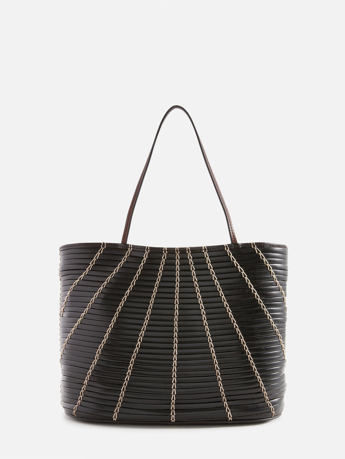 Alba Tote Bag,THE ROW,DARK BURGUNDY CREAM,Image 2