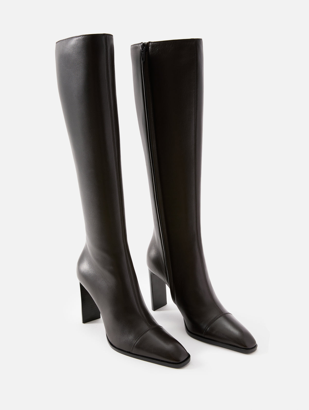 Venetia Boot 95mm,SAINT LAURENT,EAGLE BROWN,Image 2