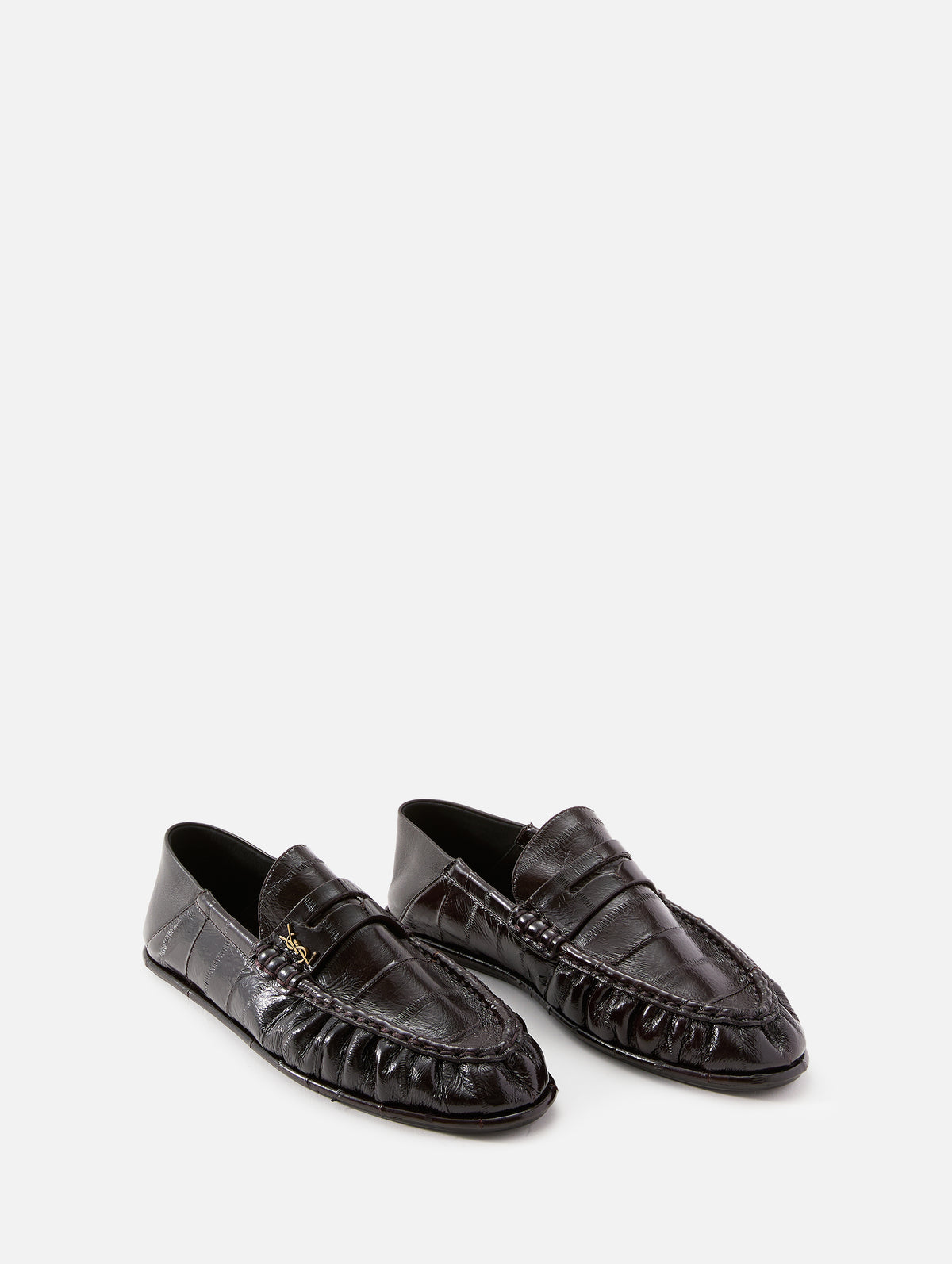 Le Loafer,SAINT LAURENT,EAGLE BROWN,Image 2