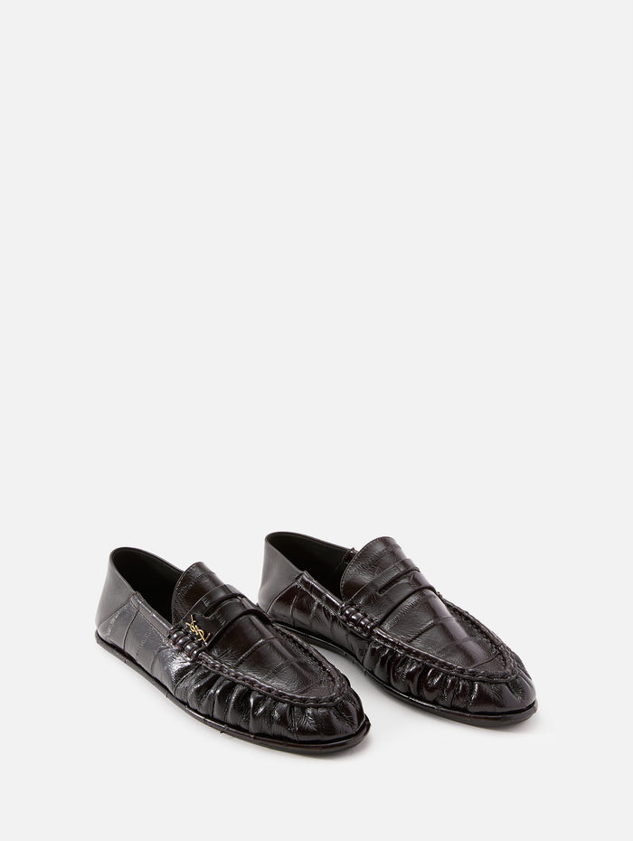 Le Loafer,SAINT LAURENT,EAGLE BROWN,Image 1