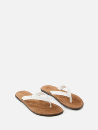 Beach Flip Flop,THE ROW,OPTIC WHITE,Image 2