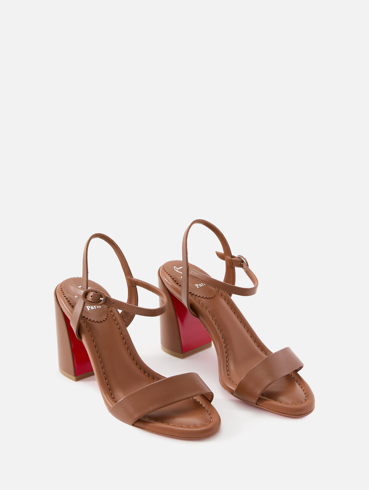 Jane Sandal 85mm,CHRISTIAN LOUBOUTIN,CUOIO,Image 2