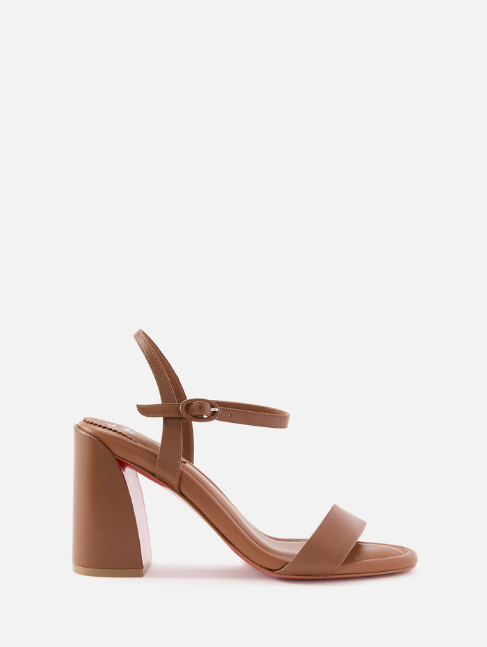 Jane Sandal 85mm,CHRISTIAN LOUBOUTIN,CUOIO,Image 1