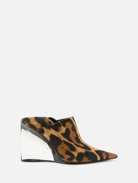 Wedge Mule 90mm,ALAIA,NOIR CARAMEL,Image 1