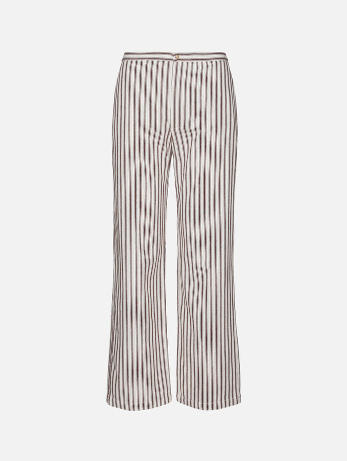 Pascale Pant,XÍRENA,BROWN TOPAZ STRIPE,Image 1