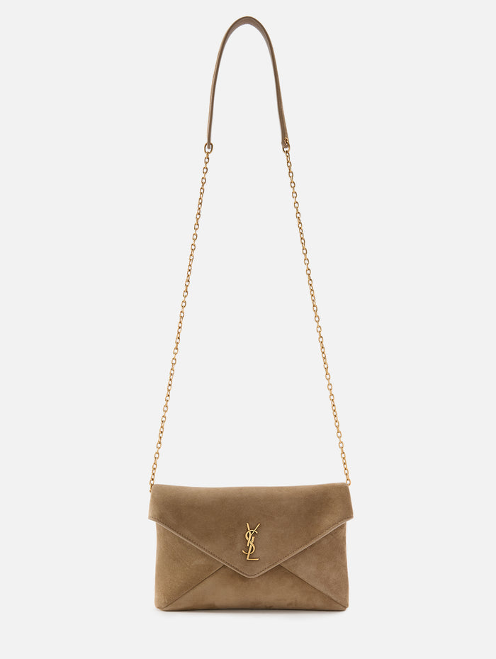 Cassandre Pouch,SAINT LAURENT,LIGHT CUMIN,Image 1