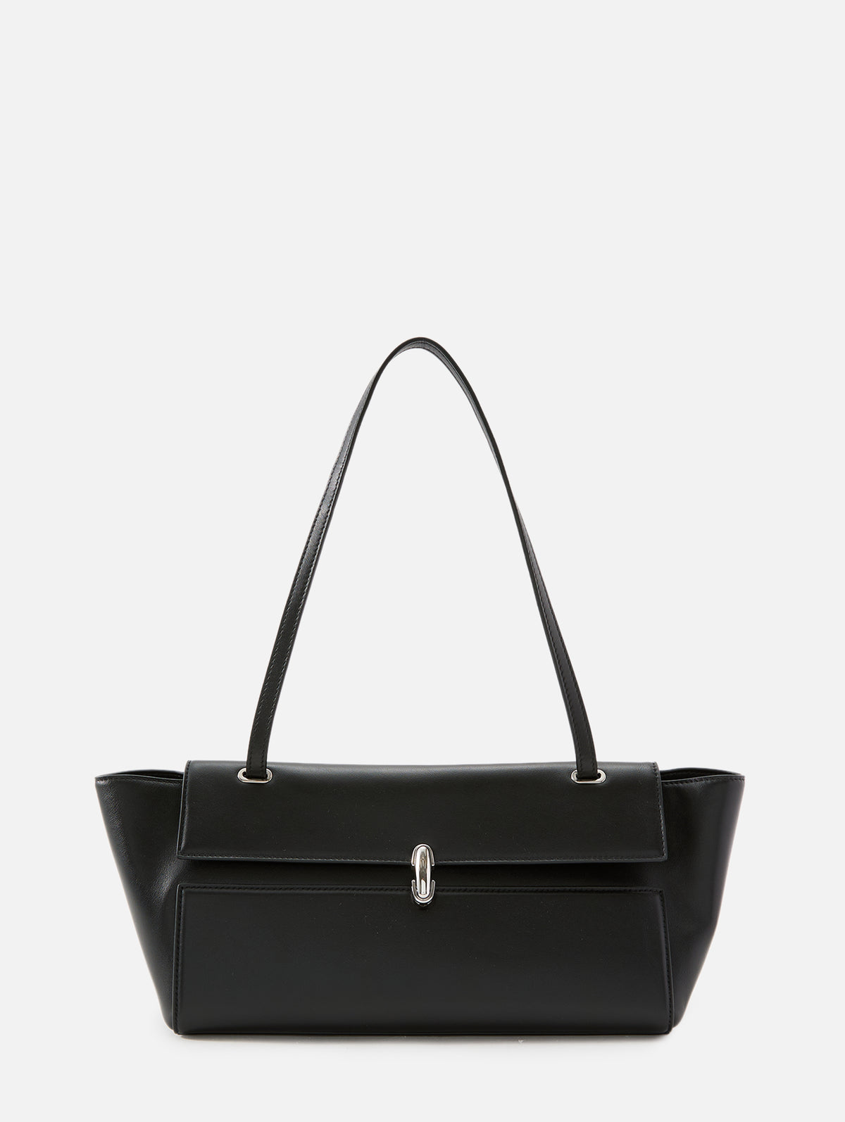 Trapeze Shoulder Bag,SAVETTE,BLACK,Image 1