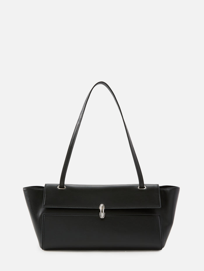 Trapeze Shoulder Bag,SAVETTE,BLACK,Image 1