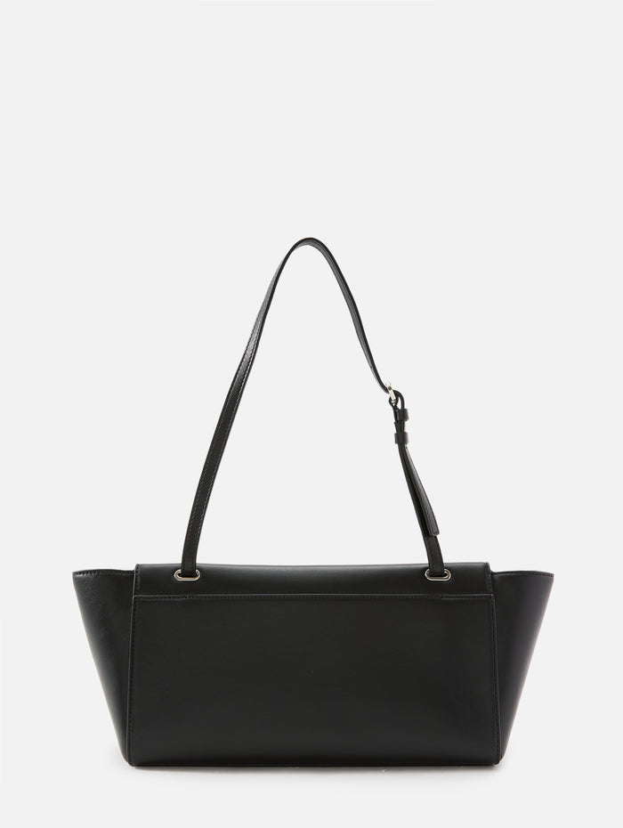 Trapeze Shoulder Bag,SAVETTE,BLACK,Image 1