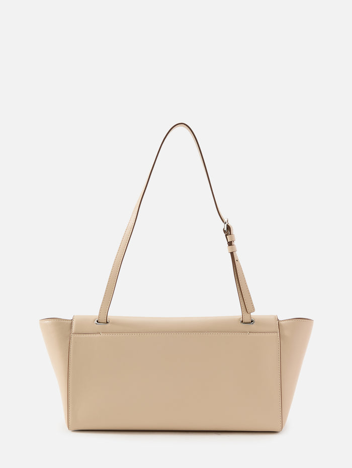 Trapeze Shoulder Bag,SAVETTE,BONE,Image 1