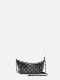 Evening Shoulder Bag,GUCCI,BLACK SILVER,Image 1
