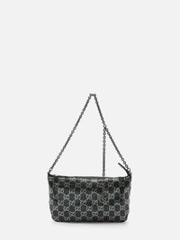 Evening Shoulder Bag,GUCCI,BLACK SILVER,Image 2