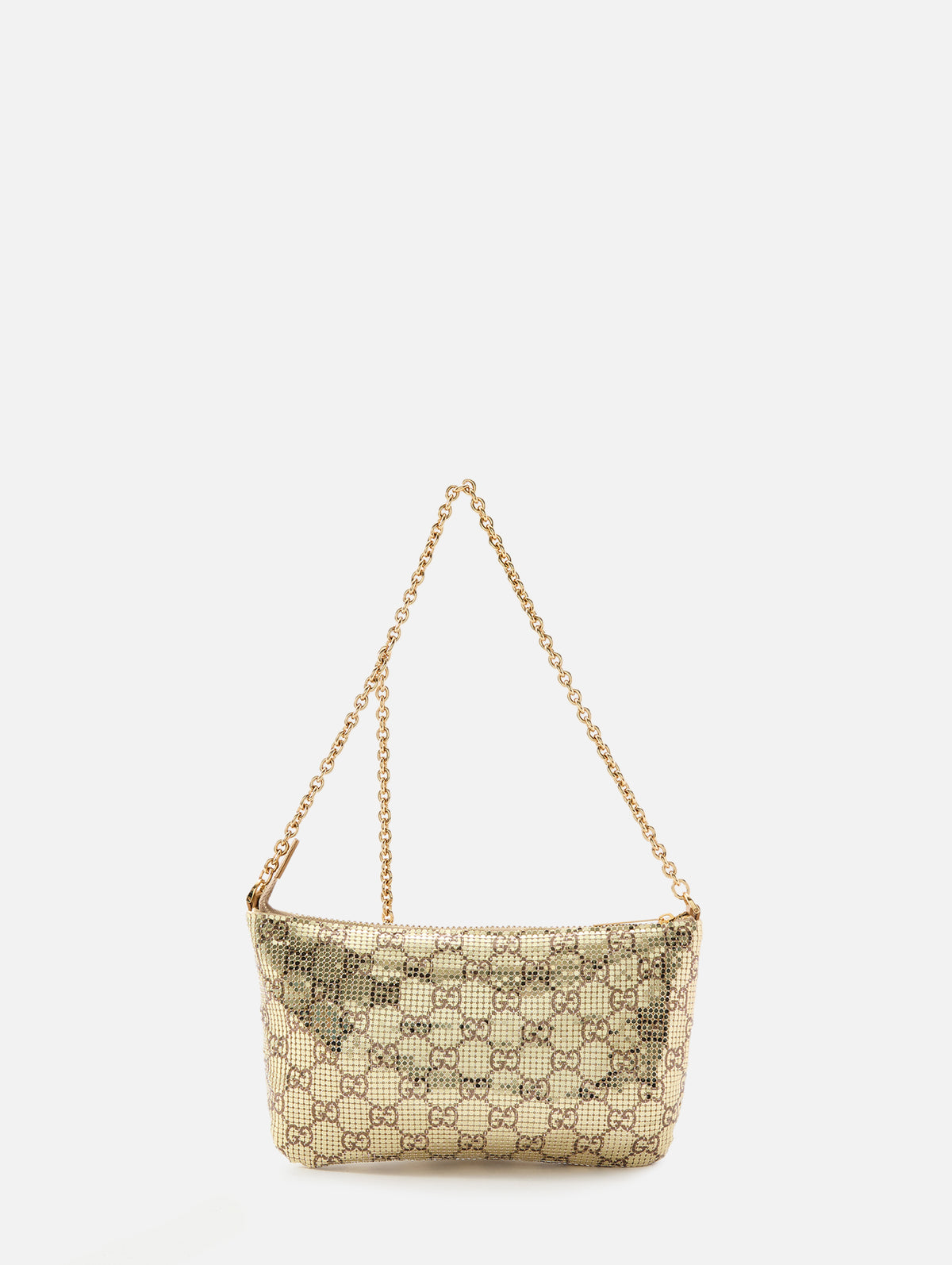 Evening Shoulder Bag,GUCCI,GOLD BROWN,Image 2