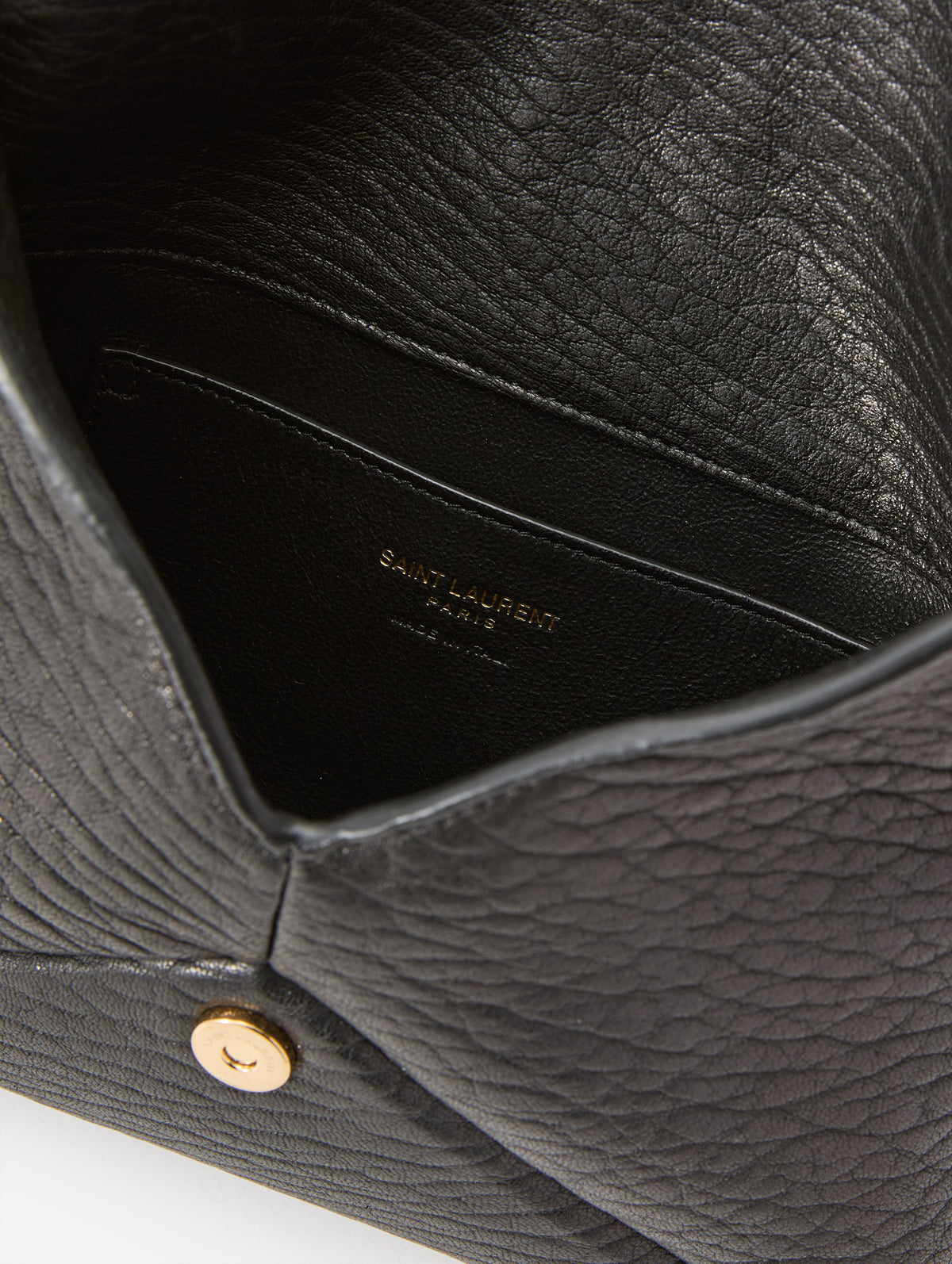 Small Pouch,SAINT LAURENT,NOIR,Image 4
