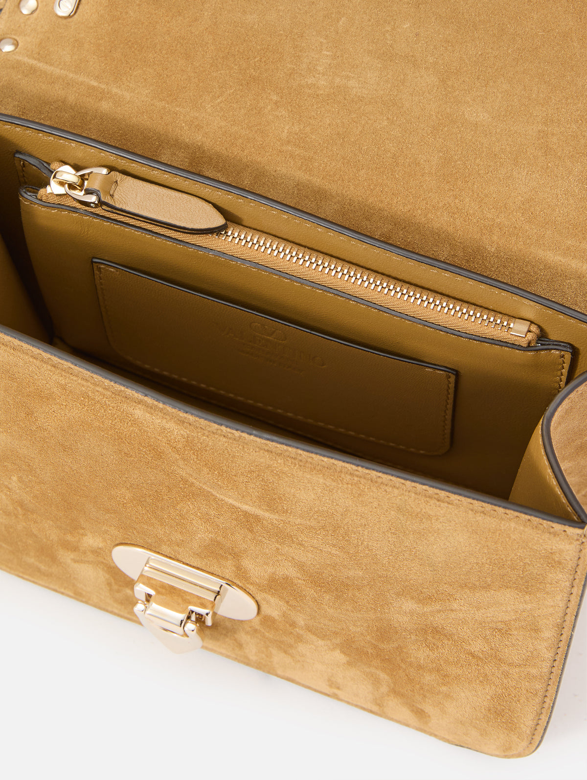 Rockstud Shoulder Bag,VALENTINO GARAVANI,HAVANA BEIGE,Image 3