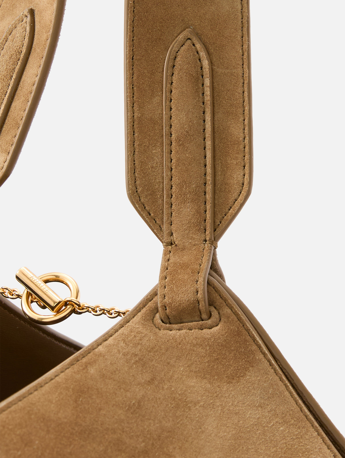 Lotus Small Fringe Tote,KHAITE,MUD,Image 4