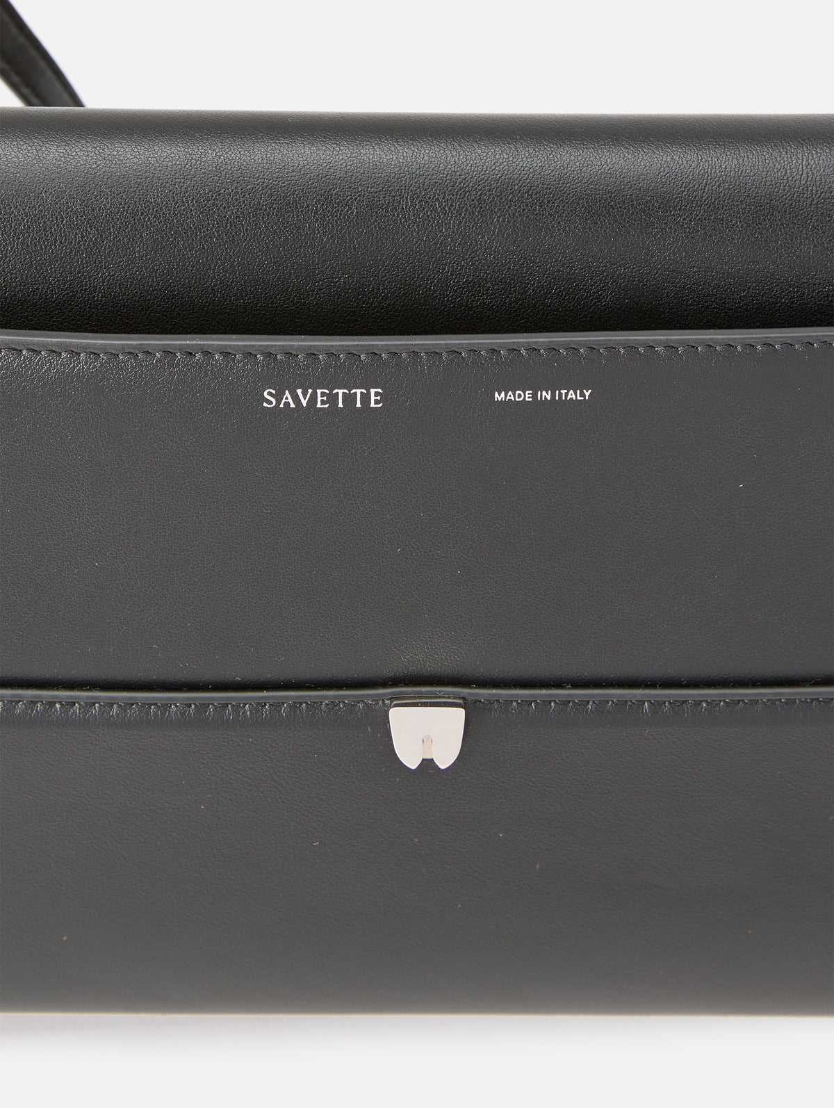 Trapeze Shoulder Bag,SAVETTE,BLACK,Image 3
