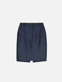 Silk Faille Skirt,GUCCI,INK,Image 1