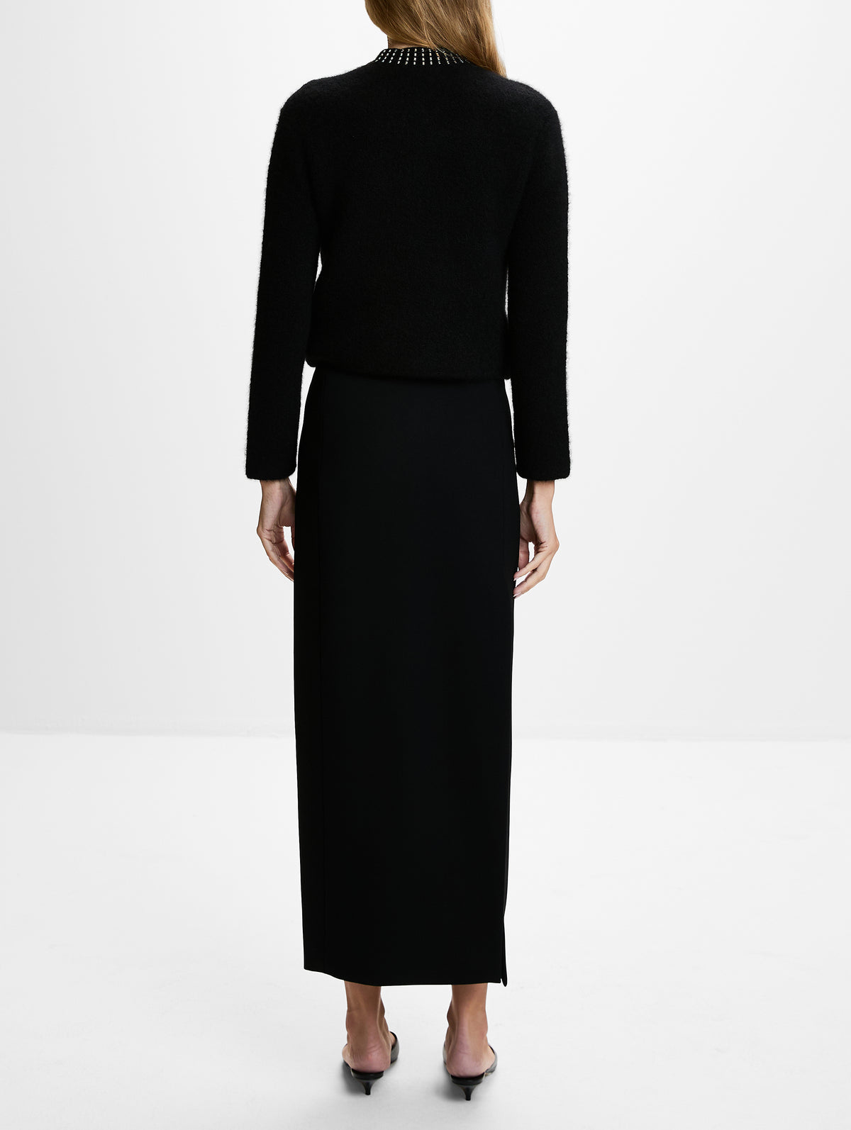 Boucle Jacket,MONIQUE LHUILLIER,NOIR,Image 3