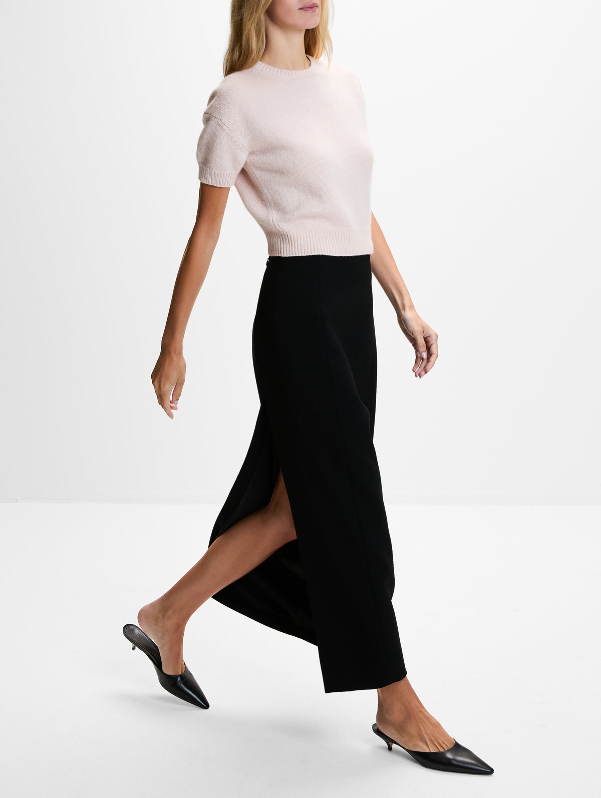Lyle Skirt,KHAITE,BLACK,Image 3