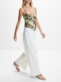 Beatrice Pintuck Pant,SIR.,IVORY,Image 3