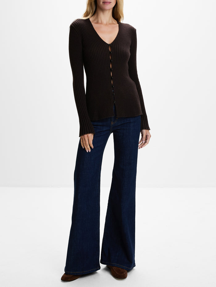 Valeria Top,PROENZA SCHOULER,ESPRESSO,Image 1