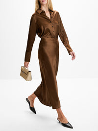 Slip Skirt,CO,CHOCOLATE,Image 3
