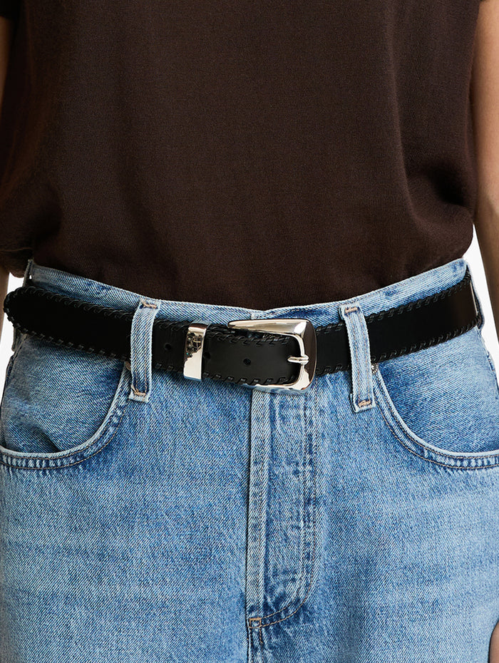 Benny Belt,KHAITE,BLACK,Image 1