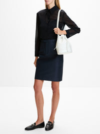 GG Bucket Bag,GUCCI,WHITE BAMBOO,Image 2