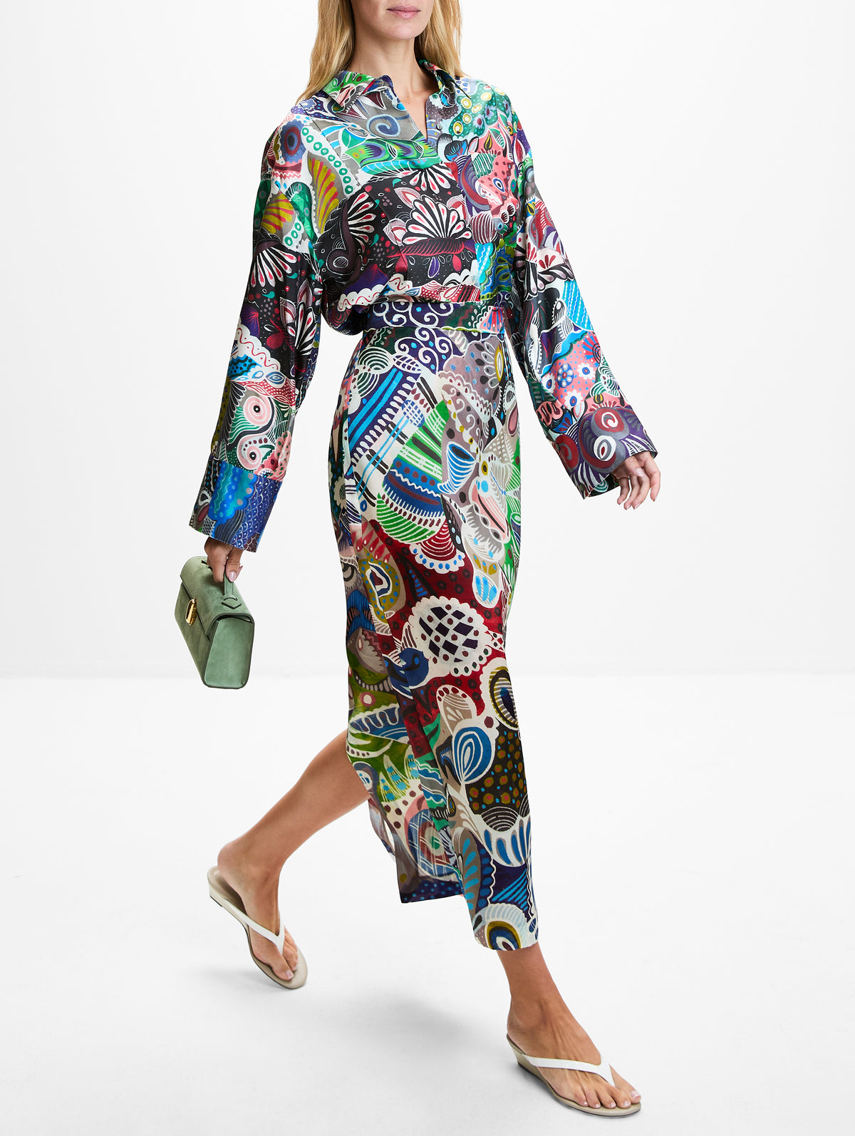 Irene Skirt,HEIRLOME,MULTI COLOR,Image 3