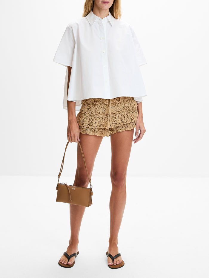 Short,LOEWE,BEIGE,Image 1