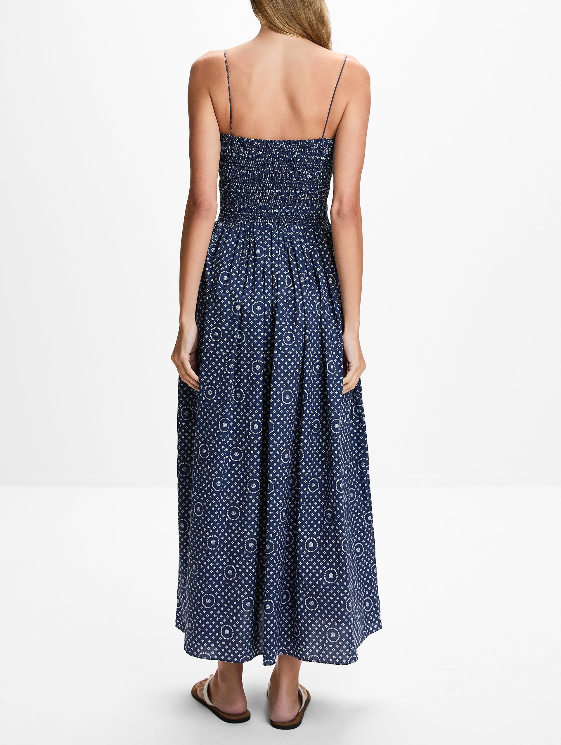 Shirred Bodice Dress | MATTEAU | elysewalker