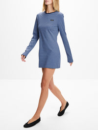 Mini Dress,MIU MIU,BLUE,Image 3