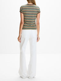 Striped T-Shirt,MARNI,ALKEKENGI,Image 3