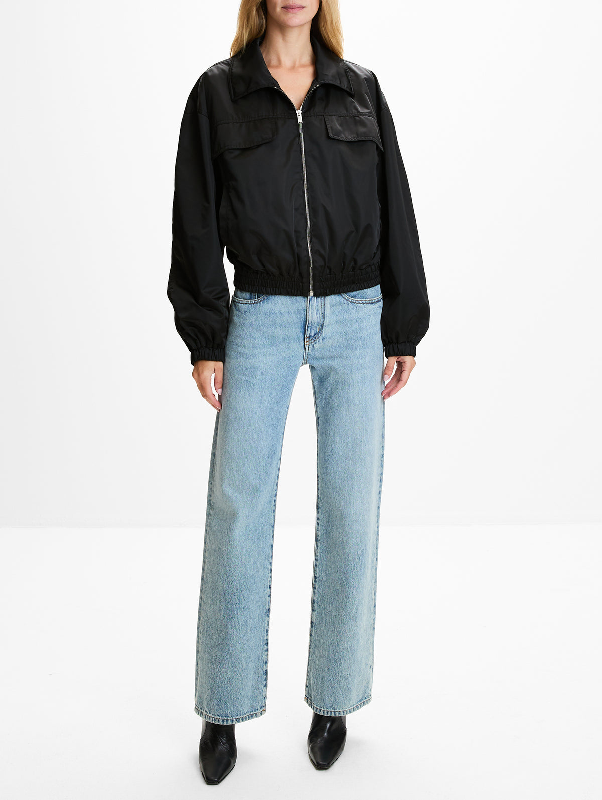 Shearling Jacket,SAINT LAURENT,BLACK,Image 4