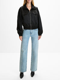 Shearling Jacket,SAINT LAURENT,BLACK,Image 4