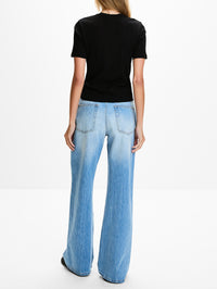 Etina Top,THE ROW,BLACK,Image 3