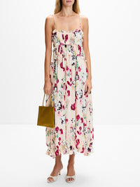 Clove Cami Silk Dress,ULLA JOHNSON,SUMMER GARDEN,Image 2