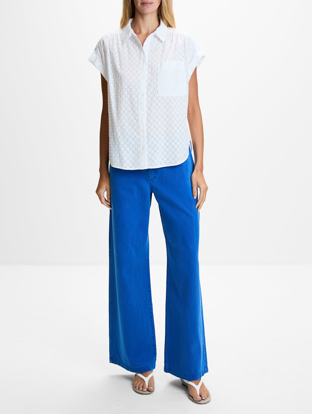 Lexi Shirt,XÍRENA,WHITE,Image 2