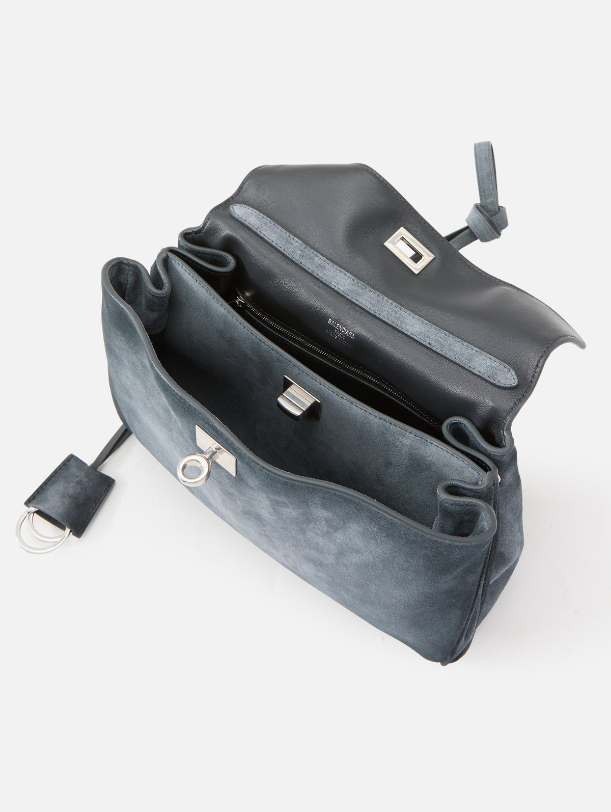Rodeo Top Handle Bag,BALENCIAGA,STORM GREY,Image 4